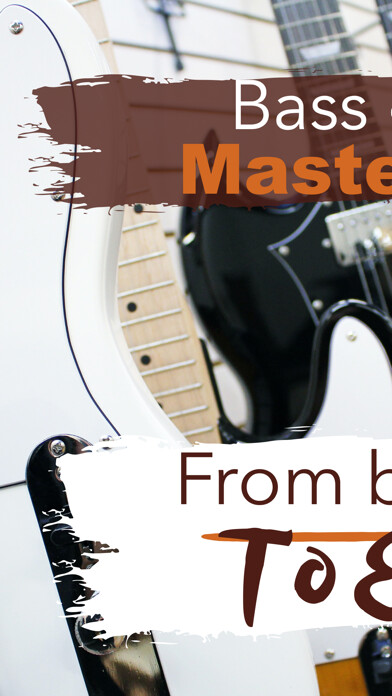 Emulate iPhone app Learn Bass Guitar Lessons App using MyAndroid