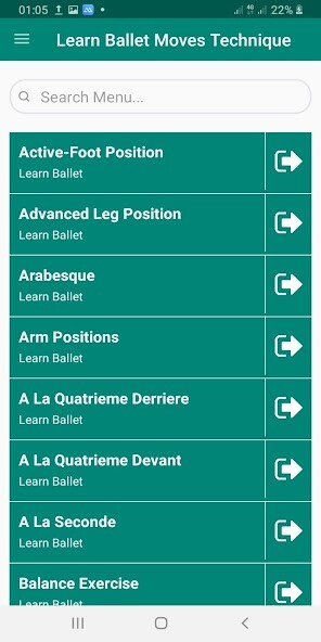 Run android online APK Learn Beginners Ballet Moves from MyAndroid or emulate Learn Beginners Ballet Moves using MyAndroid