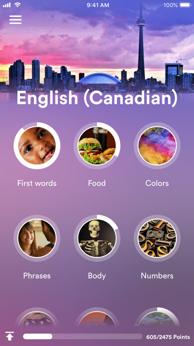 Emulate iPhone app Learn Canadian English using MyAndroid Emulate iPhone app Learn Canadian English using MyAndroid