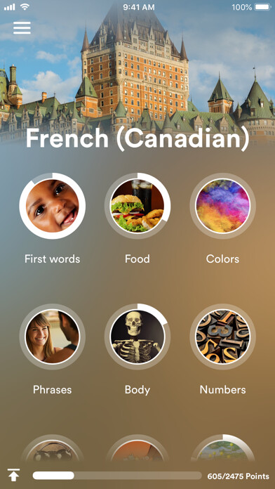 Emulate iPhone app Learn Canadian French using MyAndroid Emulate iPhone app Learn Canadian French using MyAndroid