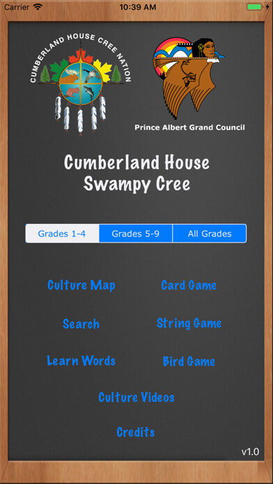 Emulate iPhone app Learn CH Swampy Cree using MyAndroid