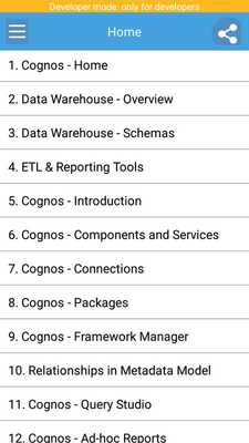 Emulate Android APK Learn Cognos