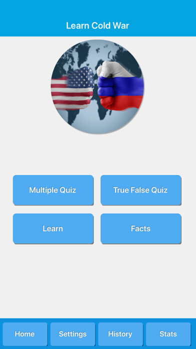 Emulate iPhone app Learn Cold War History using MyAndroid