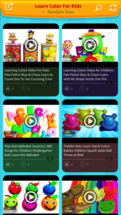 Emulate iPhone app Learn Color For Kids Children Toddlers With Videos using MyAndroid Emulate iPhone app Learn Color For Kids Children Toddlers With Videos using MyAndroid