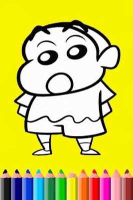 Emulate Android APK Learn Coloring for shin chan