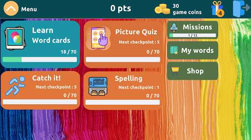 Emulate Android APK Learn Colors in French