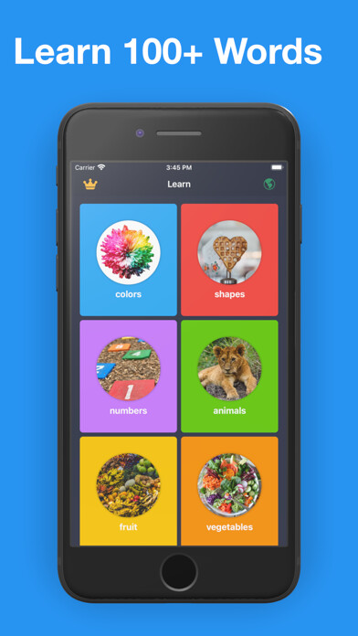 Emulate iPhone app Learn Colors, Shapes & Numbers using MyAndroid Emulate iPhone app Learn Colors, Shapes & Numbers using MyAndroid