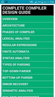 Emulate Android APK Learn Compiler Design Complete (OFFLINE)