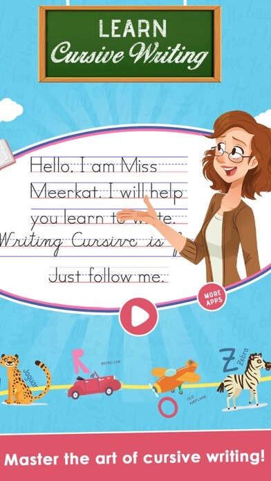 Emulate iPhone app Learn Cursive Writing using MyAndroid