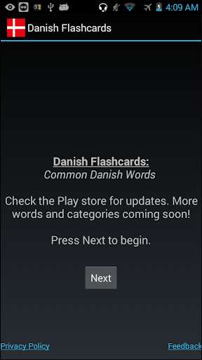 Run android online APK Learn Danish Flashcards from MyAndroid or emulate Learn Danish Flashcards using MyAndroid Run android online APK Learn Danish Flashcards from MyAndroid or emulate Learn Danish Flashcards using MyAndroid