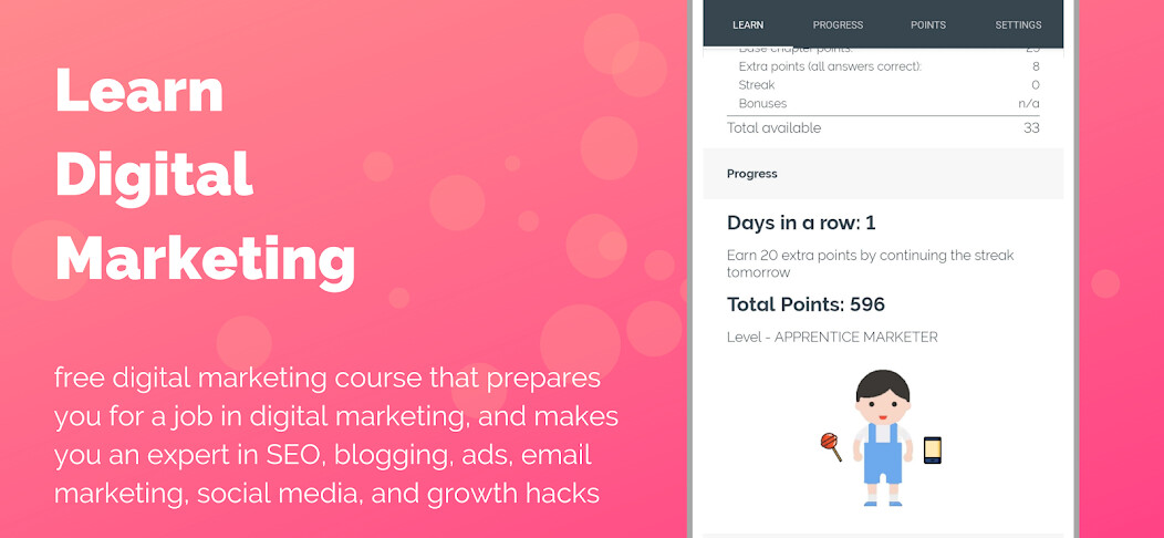 Run android online APK Learn Digital Marketing - SEO, SMM, Email, Ads from MyAndroid or emulate Learn Digital Marketing - SEO, SMM, Email, Ads using MyAndroid