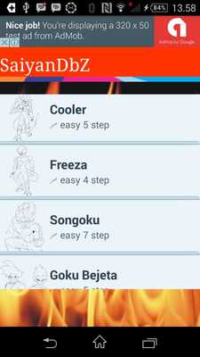 Emulate Android APK learn draw dbz saiyan