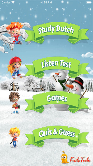 Emulate iPhone app Learn Dutch Essentials using MyAndroid