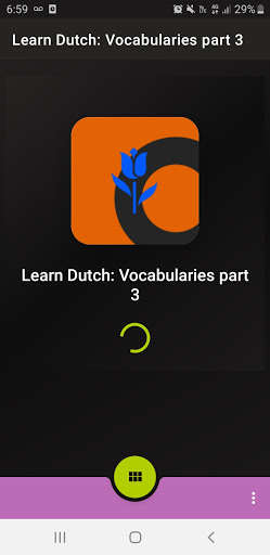 Run android online APK Learn Dutch: words and vocabulary part 3 from MyAndroid or emulate Learn Dutch: words and vocabulary part 3 using MyAndroid