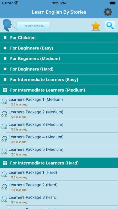 Emulate iPhone app -Learn English By Stories- using MyAndroid Emulate iPhone app -Learn English By Stories- using MyAndroid