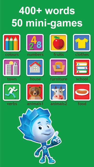 Emulate iPhone app Learn English For Kids. Fixies using MyAndroid Emulate iPhone app Learn English For Kids. Fixies using MyAndroid