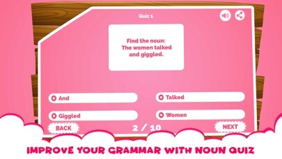 Emulate iPhone app Learn English Grammar Games using MyAndroid