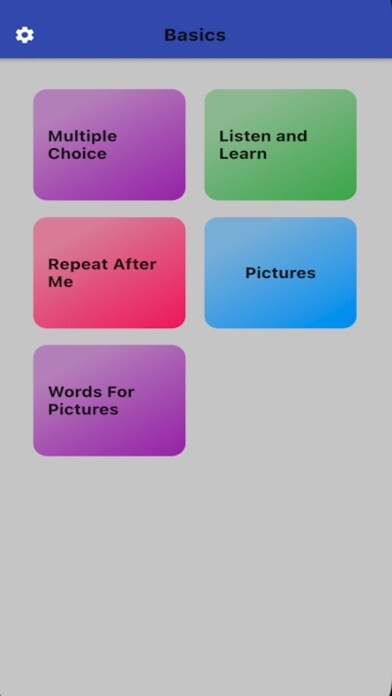 Emulate iPhone app Learn English Learn  Language using MyAndroid