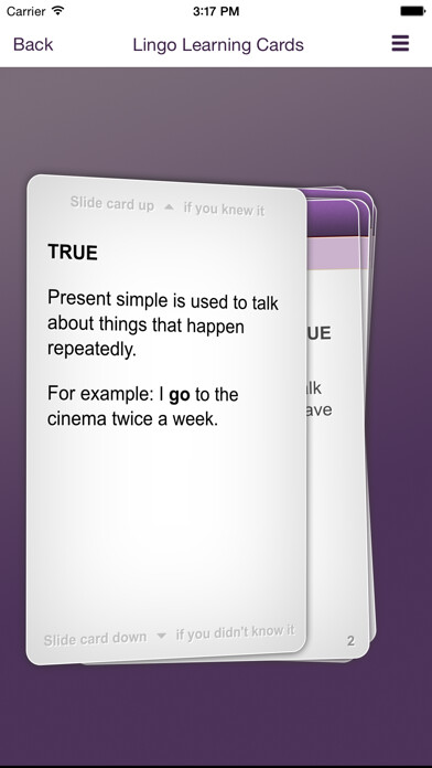 Emulate iPhone app Learn English Tenses Easily with Lingo Learning Memo Cards using MyAndroid Emulate iPhone app Learn English Tenses Easily with Lingo Learning Memo Cards using MyAndroid