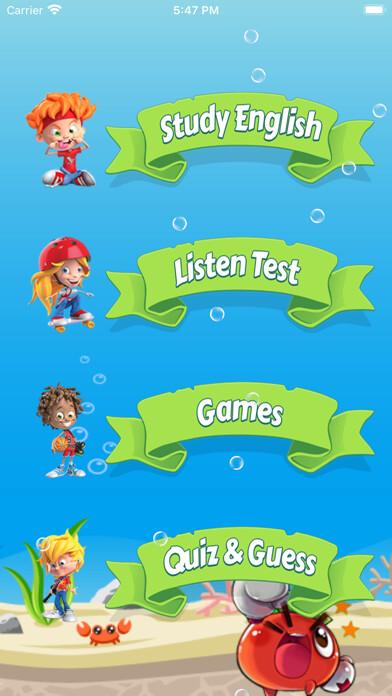 Emulate iPhone app Learn English Voca using MyAndroid
