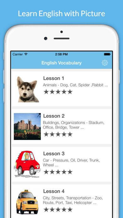 Emulate iPhone app Learn English With Pictures using MyAndroid Emulate iPhone app Learn English With Pictures using MyAndroid