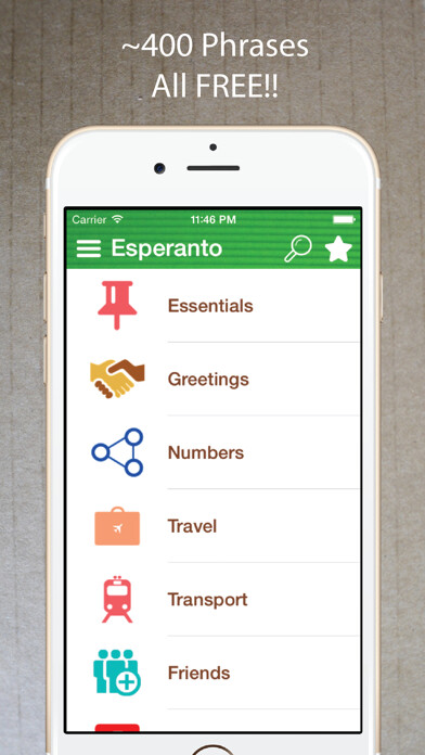 Emulate iPhone app Learn Esperanto Phrasebook Pro using MyAndroid Emulate iPhone app Learn Esperanto Phrasebook Pro using MyAndroid