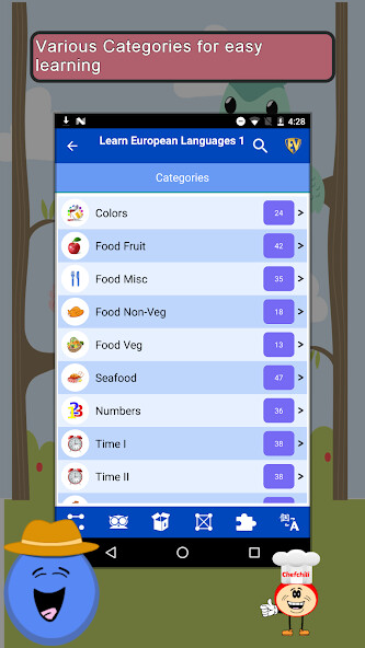 Run android online APK Learn European Languages Vol 1 from MyAndroid or emulate Learn European Languages Vol 1 using MyAndroid