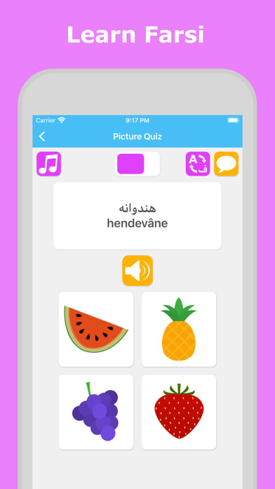 Emulate iPhone app Learn Farsi Persian LuvLingua using MyAndroid Emulate iPhone app Learn Farsi Persian LuvLingua using MyAndroid