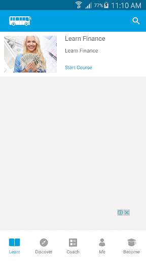 Emulate Android APK Learn Finance by GoLearningBus