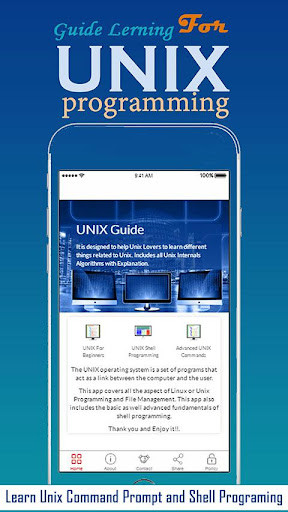 Run android online APK Learn for Unix Command Prompt Programming from MyAndroid or emulate Learn for Unix Command Prompt Programming using MyAndroid