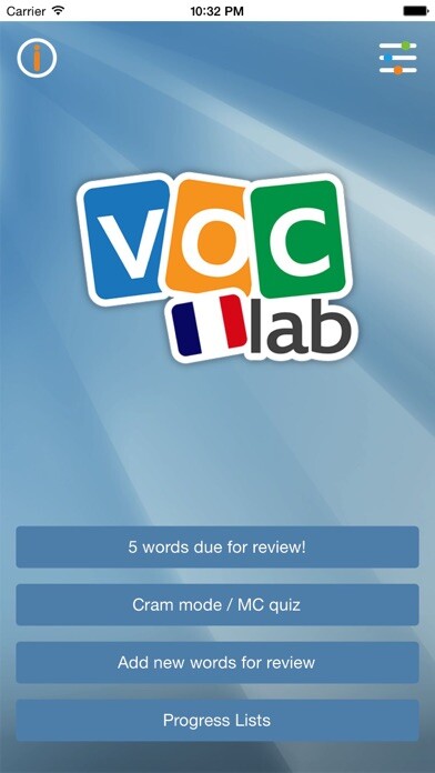 Emulate iPhone app Learn French Flashcards using MyAndroid Emulate iPhone app Learn French Flashcards using MyAndroid