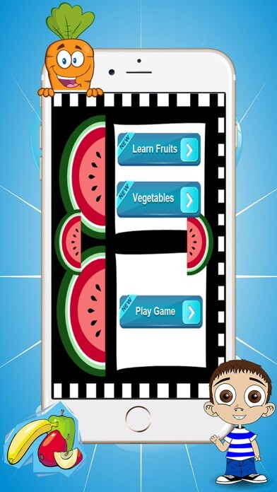 Emulate iPhone app Learn Fruits for Kids English - Easy English Learn using MyAndroid