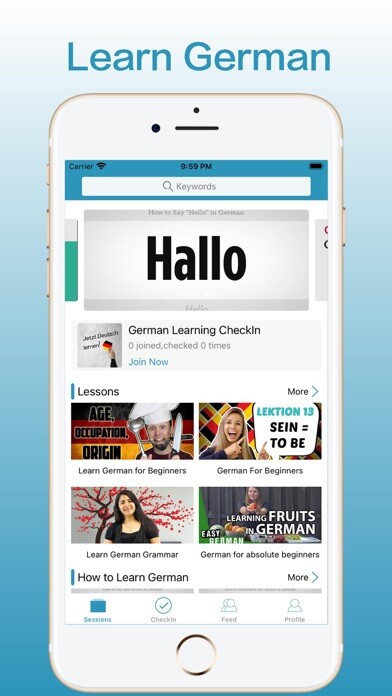 Emulate iPhone app Learn German-German Lessons using MyAndroid Emulate iPhone app Learn German-German Lessons using MyAndroid