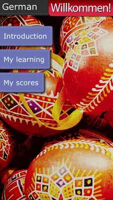 Emulate Android APK Learn German Lab: Willkommen 1