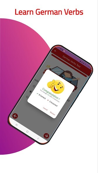 Run android online APK Learn German Verbs from MyAndroid or emulate Learn German Verbs using MyAndroid