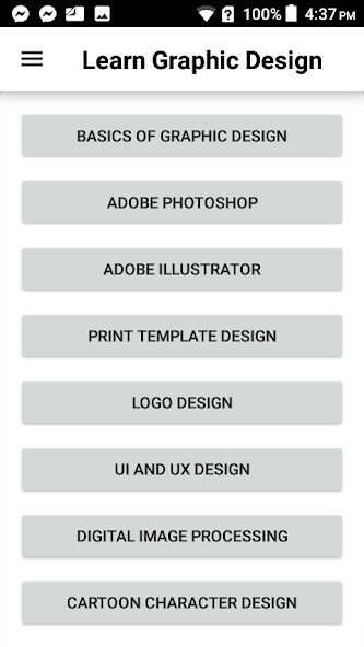Run android online APK Learn Graphic Design  -By SkillBooster from MyAndroid or emulate Learn Graphic Design  -By SkillBooster using MyAndroid