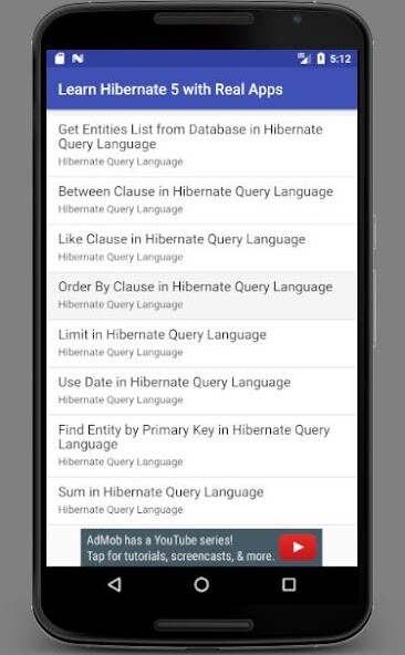 Run android online APK Learn Hibernate 5 with Real Apps from MyAndroid or emulate Learn Hibernate 5 with Real Apps using MyAndroid Run android online APK Learn Hibernate 5 with Real Apps from MyAndroid or emulate Learn Hibernate 5 with Real Apps using MyAndroid