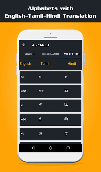 Run android online APK Learn Hindi from English Tamil from MyAndroid or emulate Learn Hindi from English Tamil using MyAndroid