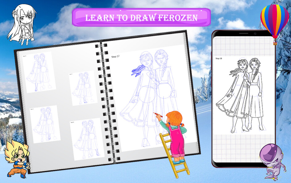 Run android online APK Learn How to Draw Ice Princess from MyAndroid or emulate Learn How to Draw Ice Princess using MyAndroid Run android online APK Learn How to Draw Ice Princess from MyAndroid or emulate Learn How to Draw Ice Princess using MyAndroid