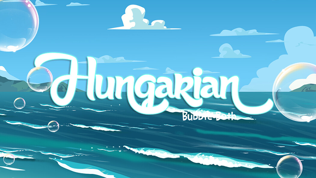 Run android online APK Learn Hungarian Bubble Bath from MyAndroid or emulate Learn Hungarian Bubble Bath using MyAndroid