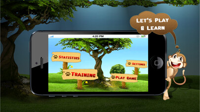 Emulate iPhone app Learning Animal Names for Kids using MyAndroid
