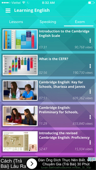 Emulate iPhone app Learning English - Exam Preparation with Cambridge using MyAndroid Emulate iPhone app Learning English - Exam Preparation with Cambridge using MyAndroid