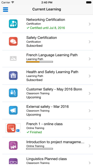 Emulate iPhone app Learning for EBS using MyAndroid