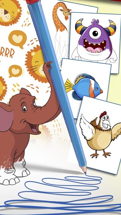 Emulate iPhone app Learning game to paint animals using MyAndroid Emulate iPhone app Learning game to paint animals using MyAndroid