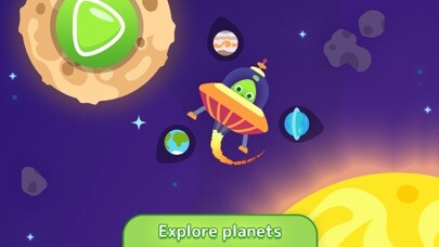Emulate iPhone app Learning kids games: space using MyAndroid