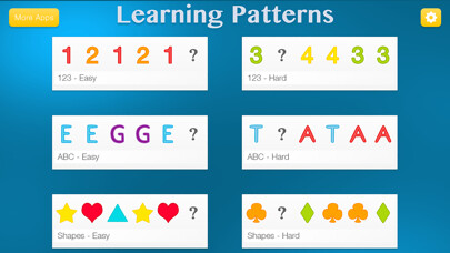 Emulate iPhone app Learning Patterns - Pattern & Logic Game for Kids using MyAndroid
