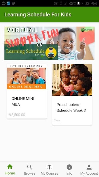 Run android online APK Learning Schedule from MyAndroid or emulate Learning Schedule using MyAndroid