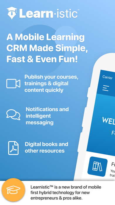 Emulate iPhone app Learnistic using MyAndroid