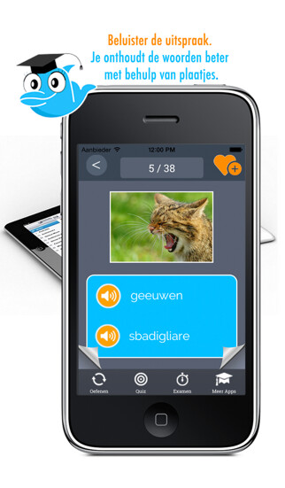 Emulate iPhone app Learn Italian and Dutch Vocabulary: Memorize Words - Free using MyAndroid Emulate iPhone app Learn Italian and Dutch Vocabulary: Memorize Words - Free using MyAndroid