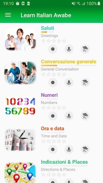 Run android online APK Learn Italian Awabe from MyAndroid or emulate Learn Italian Awabe using MyAndroid